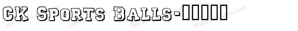 CK Sports Balls字体转换